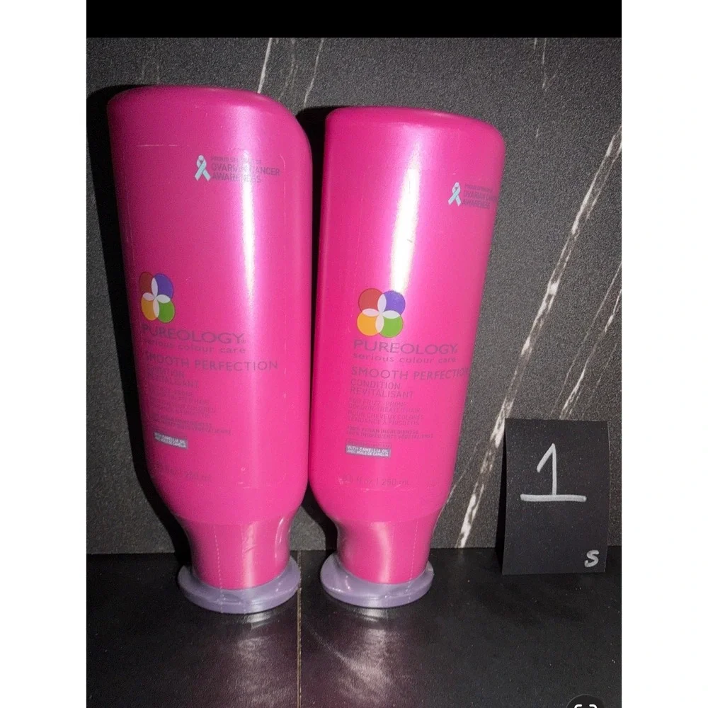 Pureology Smooth Perfection Conditioner‎ Hair Set of 2 Vegan Frizz Control 8.5oz
